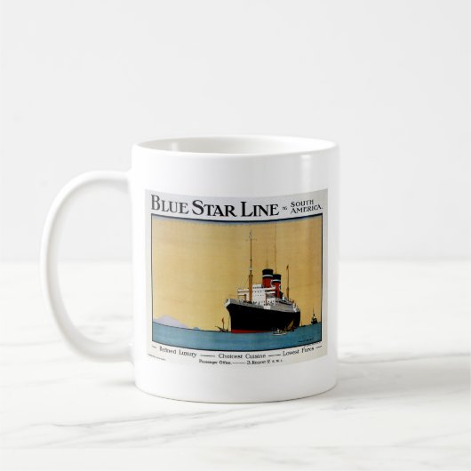 Blue Star Line Zuid-Amerika Koffiemok (Links)