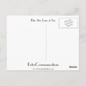 Blue Star Liner Briefkaart (Achterkant)