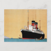 Blue Star Liner Briefkaart (Voorkant)