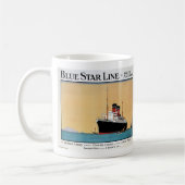 Blue Star Liner Koffiemok (Links)