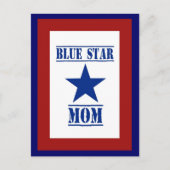 Blue Star Mam Briefkaart (Voorkant)