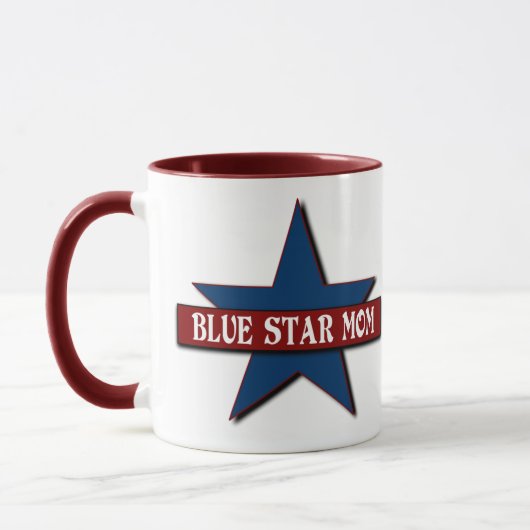 Blue Star mam militaire familie Mok (Links)