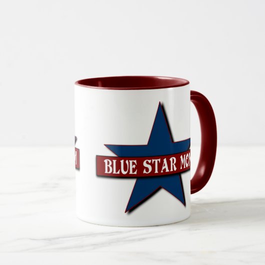 Blue Star mam militaire familie Mok (Voorkant rechts)