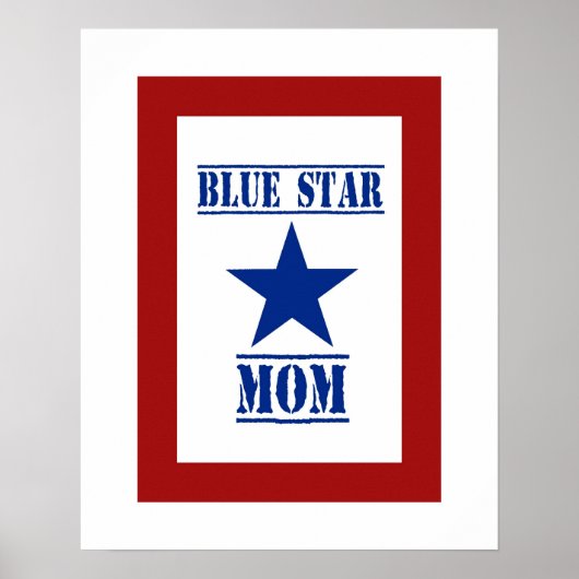 Blue Star Mam Poster (Voorkant)
