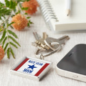 Blue Star Mam Sleutelhanger (Zijkant)