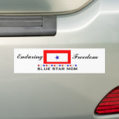 Blue Star mama Bumpersticker (Op auto)