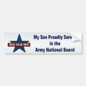 Blue Star    MamSon in Army National Guard Bumpersticker (Voorkant)