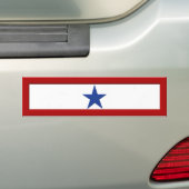 Blue Star Moeder Bumpersticker (Op auto)