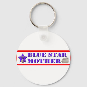 Blue Star moeder Sleutelhanger