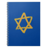 Blue Star of David Notitieboek (Voorkant)