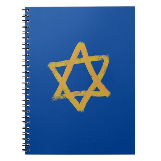 Blue Star of David Notitieboek (Voorkant)