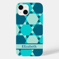 Blue Star of David Optical Illusion Pattern Name