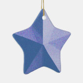 Blue Star Ornament  Sjabloon (Rechts)