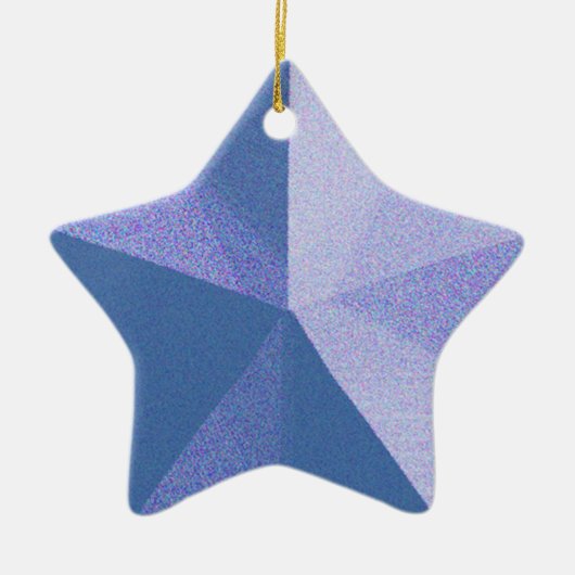 Blue Star Ornament  Sjabloon (Voorkant)