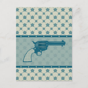 Blue Star-Pistool Briefkaart