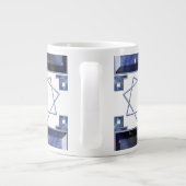 Blue Star Septagram Grote Koffiekop (Achterkant)