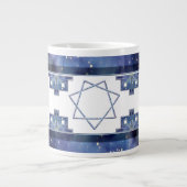 Blue Star Septagram Grote Koffiekop (Voorkant)