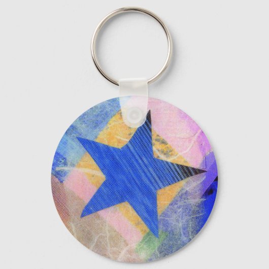 Blue Star Sleutelhanger (Voorkant)