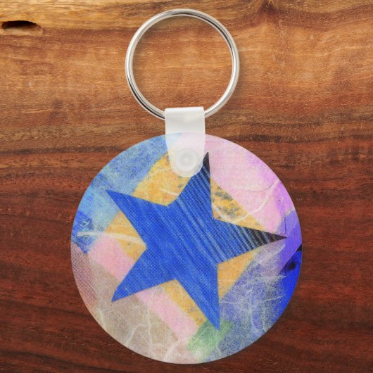 Blue Star Sleutelhanger (Voorkant)