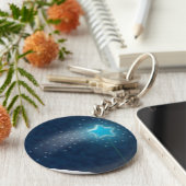 Blue Star Sleutelhanger (Zijkant)