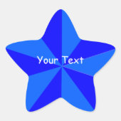Blue Star Sticker (Voorkant)