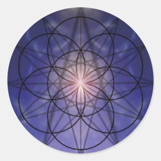 Blue star sticker (Voorkant)