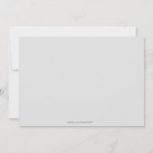 Blue Star Stripe Bar Mitzvah Uitnodiging (Achterkant)