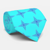 Blue Star-Stropdas Stropdas (Opgerold)