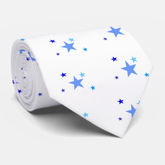 Blue Star-Stropdas Stropdas (Opgerold)