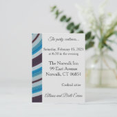 Blue Star Swirl-kaart Kaart (Staand voorkant)