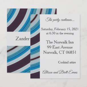 Blue Star Swirl-kaart Kaart