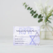 Blue Star van David RSVP Card Advieskaart (Staand voorkant)