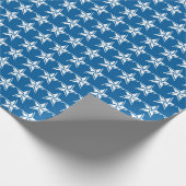 Blue Star Wrapping Paper Cadeaupapier (Hoek)