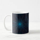 Blue Starburst Koffiemok (Links)