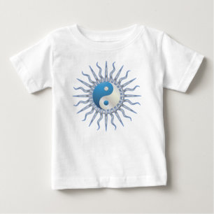 Blue Starburst Yin Yang