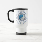 Blue Starburst Yin Yang Reisbeker (Links)