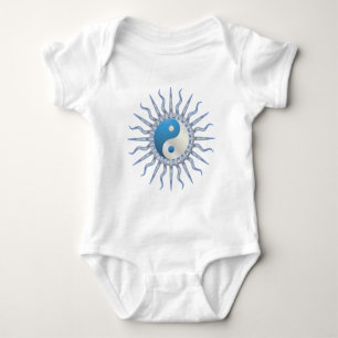Blue Starburst Yin Yang Romper