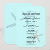 Blue Starfish Beach Vrijgezellenfeest Kaart (Voorkant / Achterkant)