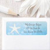 Blue Starfish Beachy Etiket (Insitu)