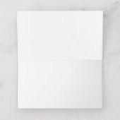 Blue Starfish Florida Beach Wedding Table Plaatskaartje (Binnenkant ongevouwen)