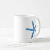 Blue Starfish Koffiemok (Voorkant rechts)
