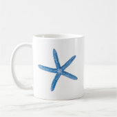 Blue Starfish Koffiemok (Links)