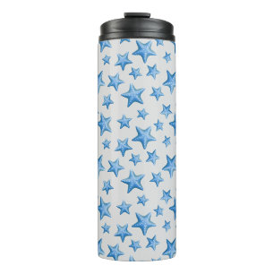 Blue Starfish Summer Beach Nautical Coastal Thermosbeker
