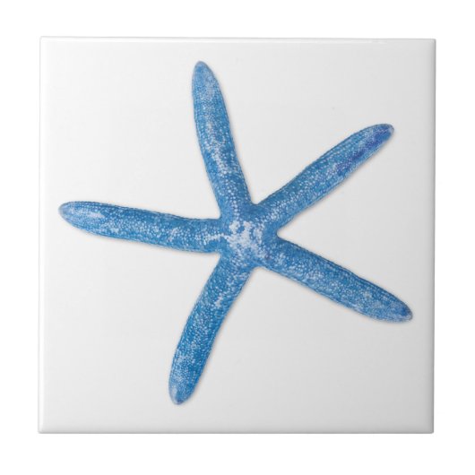 Blue Starfish Tegeltje (Voorkant)