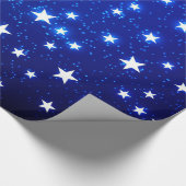 Blue Stargazer Cadeaupapier (Hoek)
