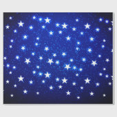 Blue Stargazer Cadeaupapier (Vlak)