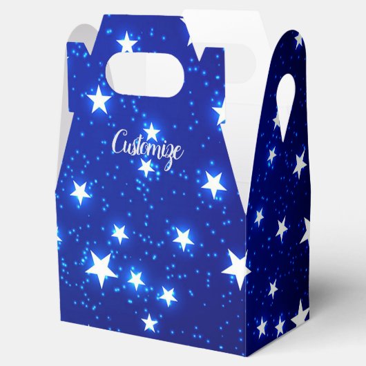 Blue Stargazer Gable Bedankdoosjes (Geopend)