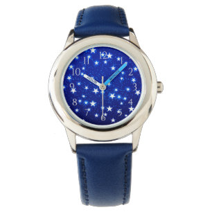 Blue Stargazer Kinder Horloge