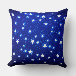 Blue Stargazer Kussen