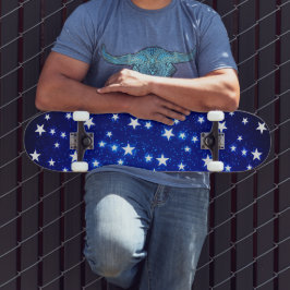 Blue Stargazer Persoonlijk Skateboard